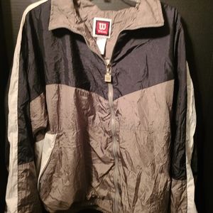 Vintage Wilson Windbreaker Jacket XL clean no flaws
